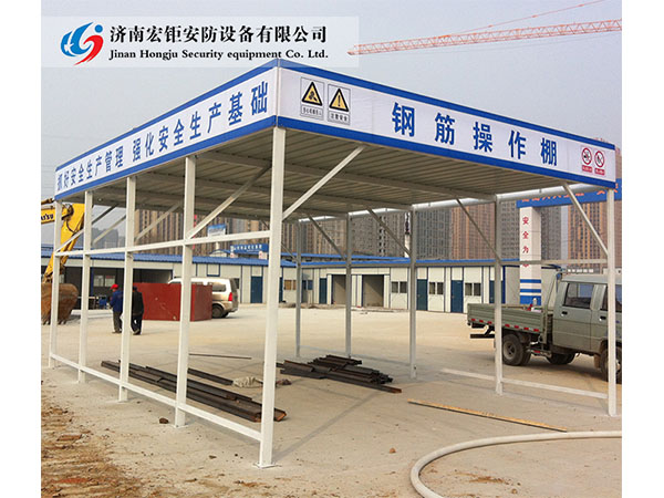濟南鋼筋防護棚