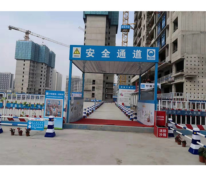 濟(jì)南工地安全通道安裝案例