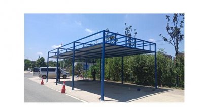 鋼筋防護(hù)棚 
